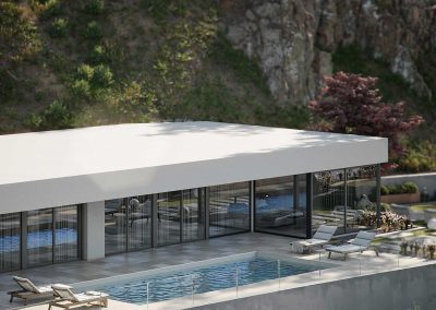Contemporary 4 bedroom villa with beautiful sea views