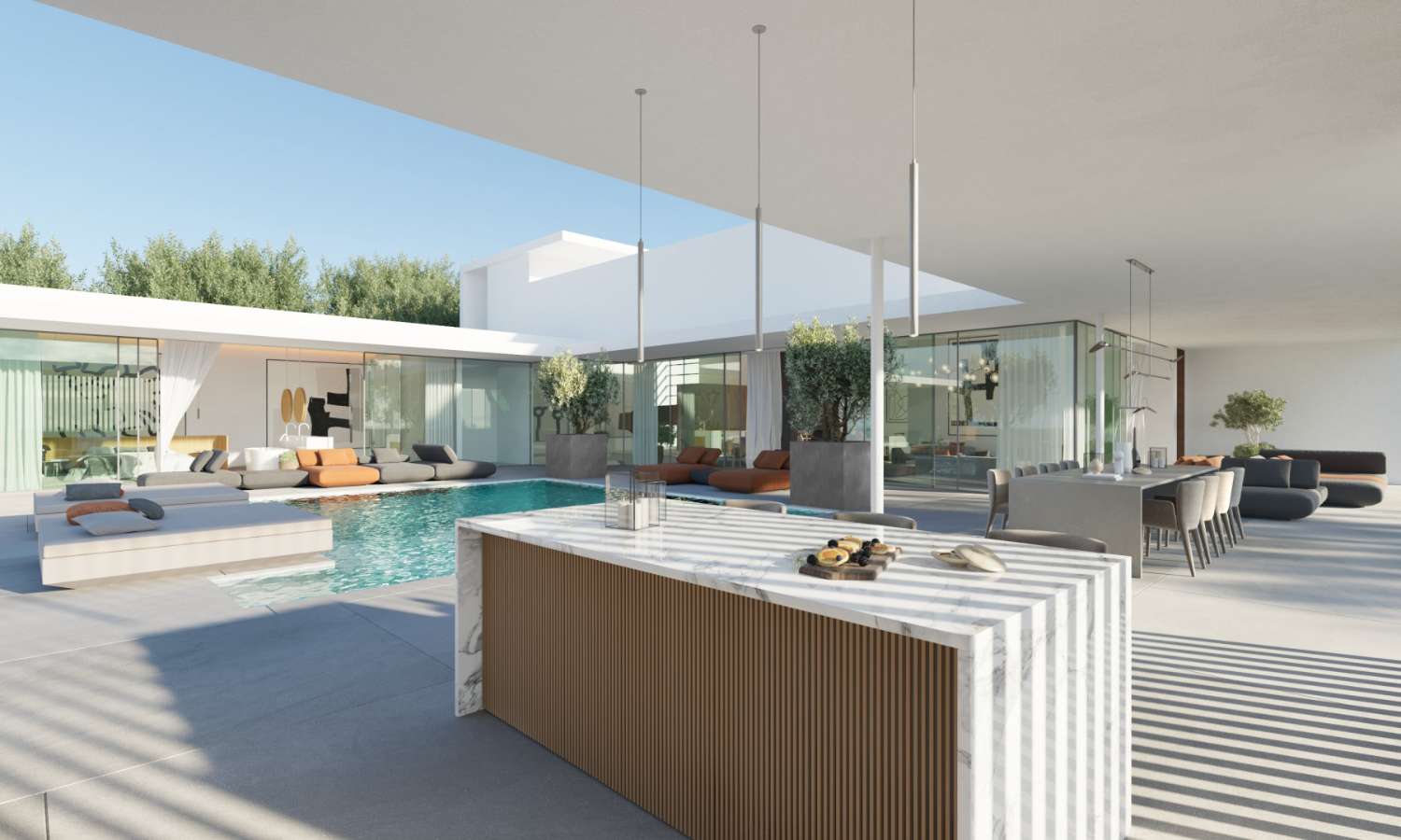 Avant-garde design villa met de beste kwaliteiten en conciërgeservice in resort