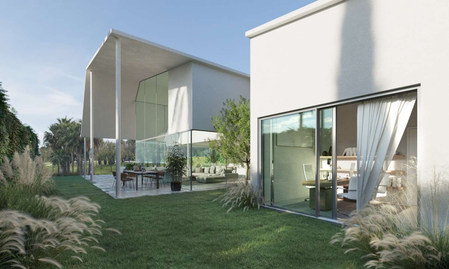 Villa de diseño con las mejores calidades en entorno natural y servicio de conserjería en Resort