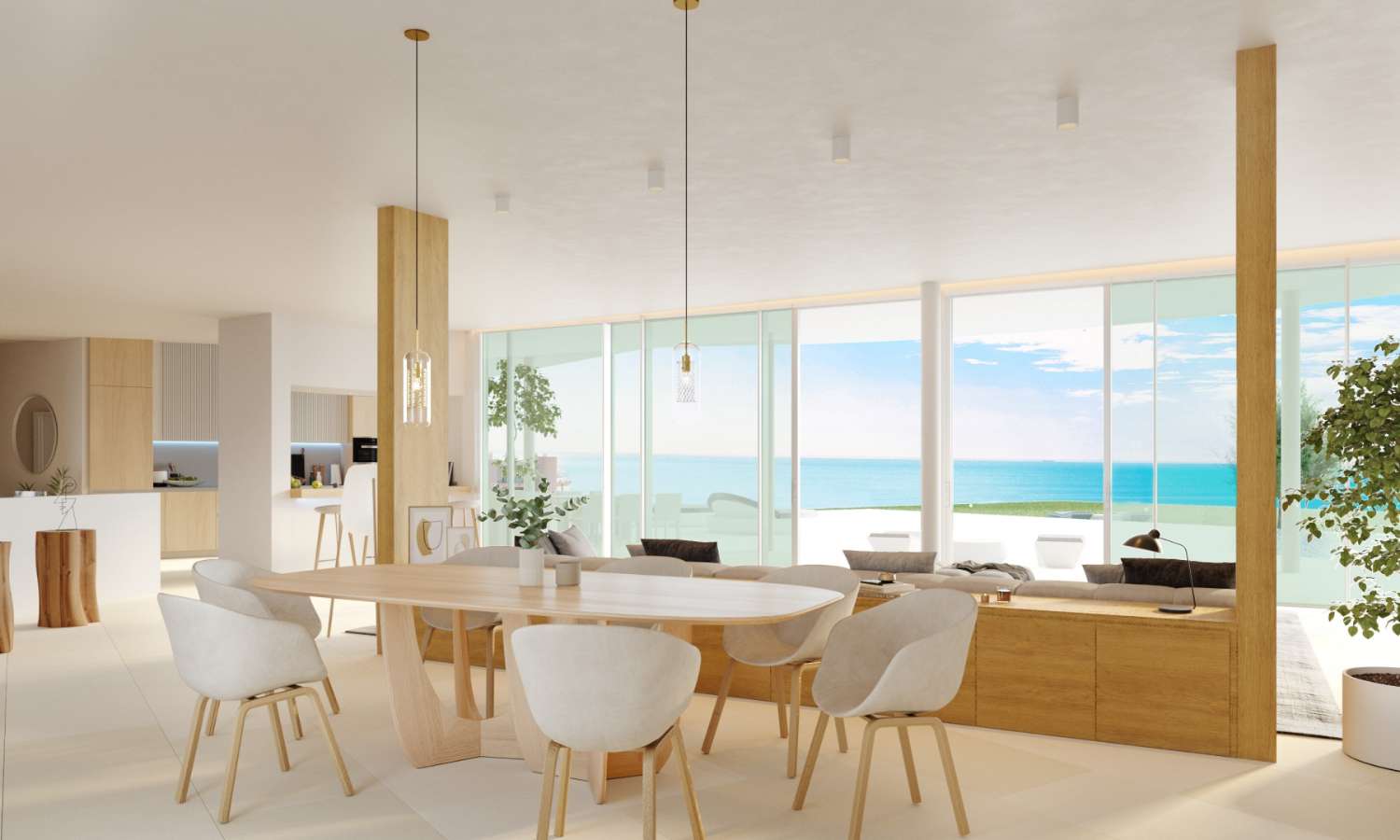 Prix Villa minimaliste avec vue sur la mer dans une urbanisation de luxe avec sécurité