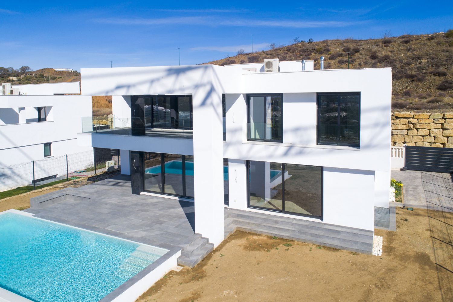 Belle villa contemporaine avec vue sur la mer à El Limonar, Malaga