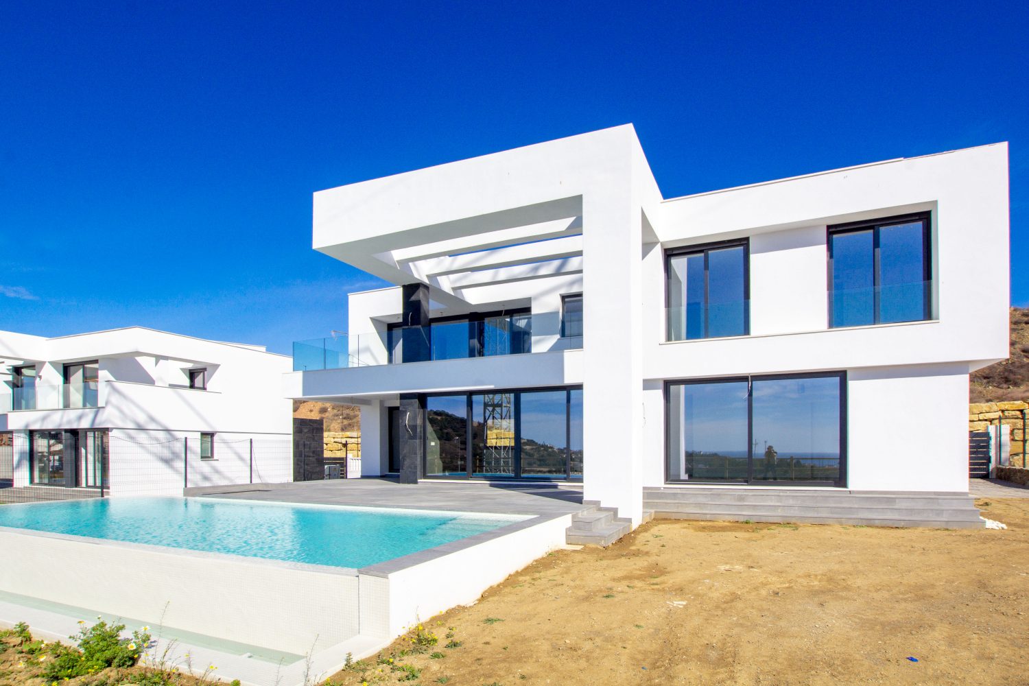 Belle villa contemporaine avec vue sur la mer à El Limonar, Malaga