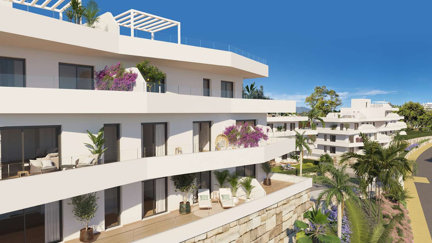 Apartment 5 minutes from the beach with two bedrooms next to the sea with private garden