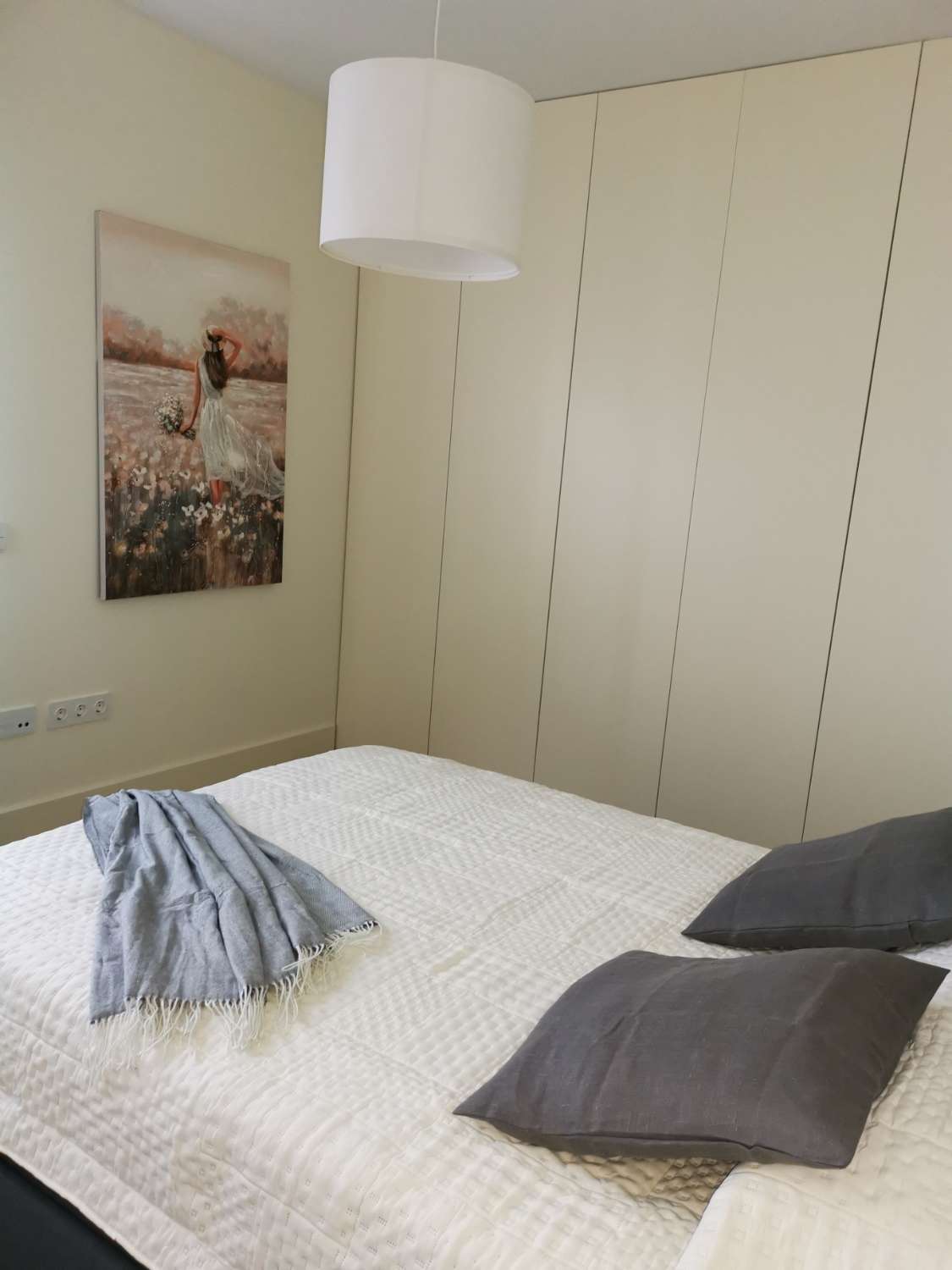 Vacker renoverad lägenhet med havsutsikt intill Malagueta