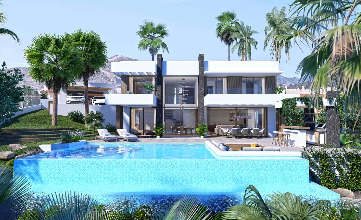 Développement de villas de luxe situé entre Marbella et Estepona