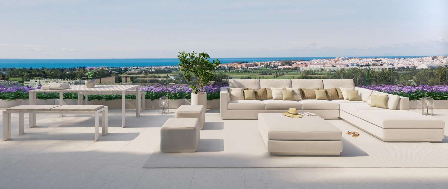 Tre roms leilighet med terrasse på 40 m2 i Nueva Andalucia
