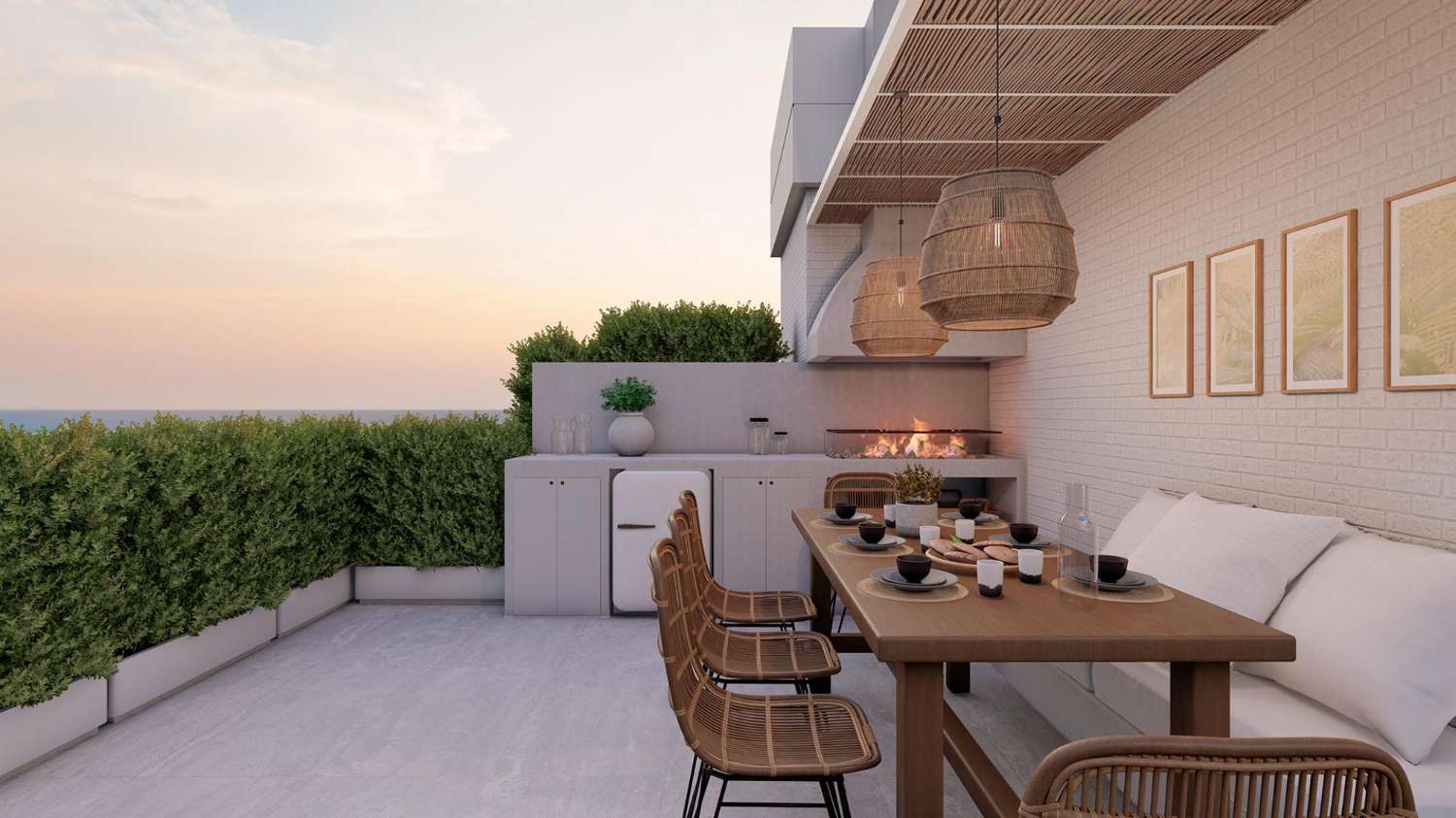 Drei-Zimmer-Wohnung mit Terrasse von 40 m2 in Nueva Andalucia