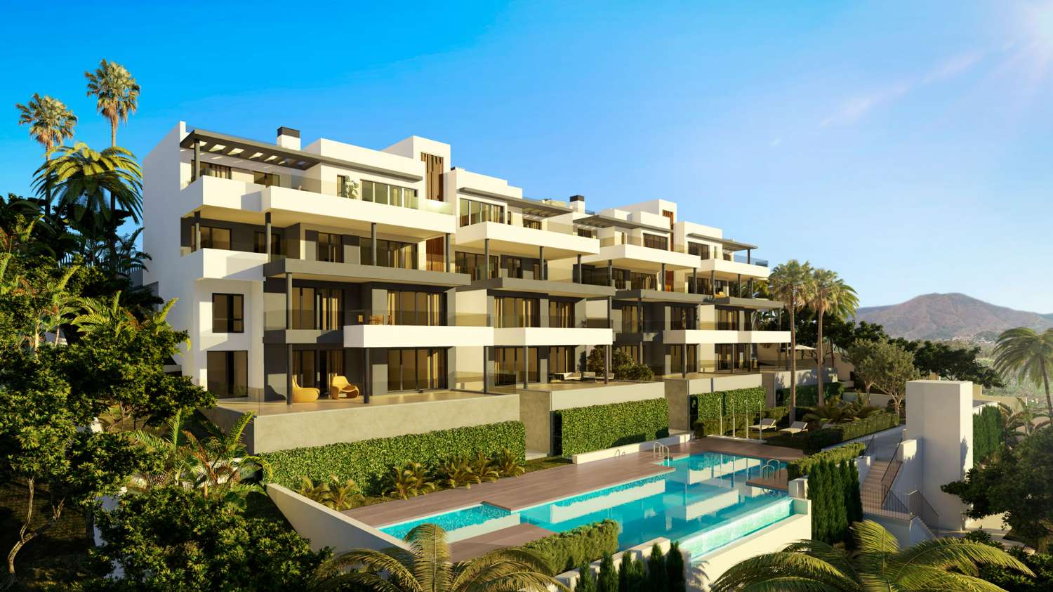 New construction in Estepona with sea views