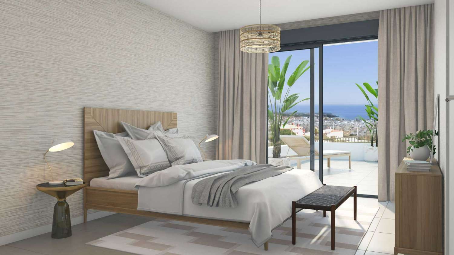 New construction in Estepona with sea views
